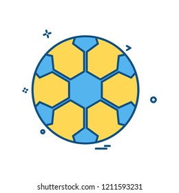 Ball icon design vector
