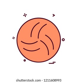 Ball icon design vector