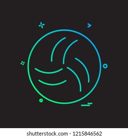 Ball icon design vector