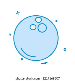 Ball icon design vector