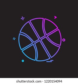 Ball icon design vector