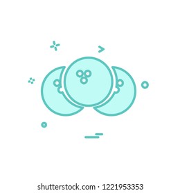 Ball icon design vector