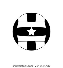 Ball icon flat style isolated. Vector