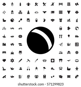 ball icon illustration isolated vector sign symbol