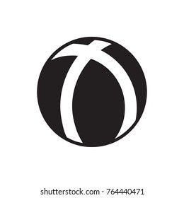 ball icon illustration isolated vector sign symbol