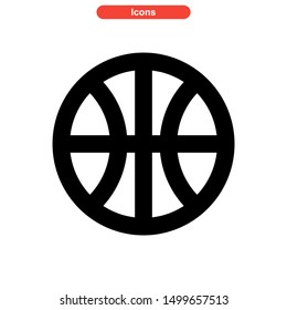 ball icon isolated sign symbol vector illustration - high quality black style vector icons
