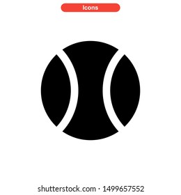 ball icon isolated sign symbol vector illustration - high quality black style vector icons
