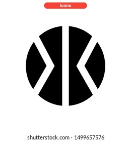 ball icon isolated sign symbol vector illustration - high quality black style vector icons
