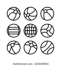 ball icon or logo isolated sign symbol vector illustration - high quality black style vector icons