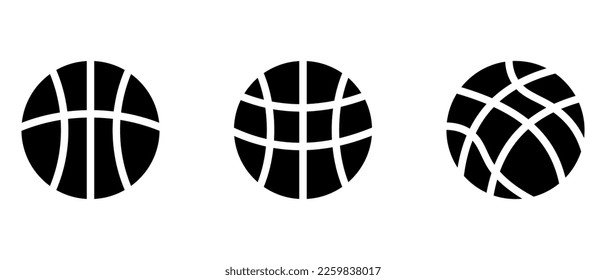 ball icon or logo isolated sign symbol vector illustration - high quality black style vector icons