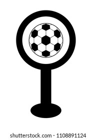 ball icon and map pointer