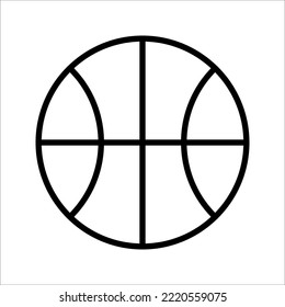 ball icon on white background