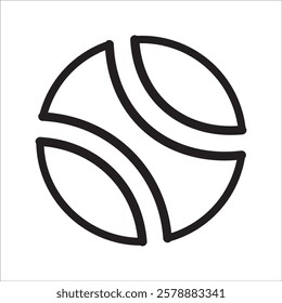 ball icon on a white background