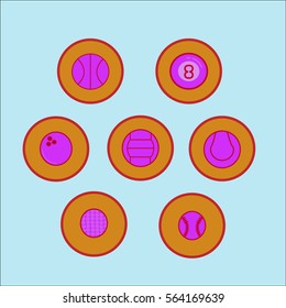 ball icon set