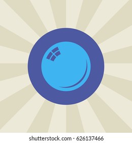 ball icon. sign design. background