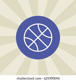ball icon. sign design. background