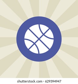 ball icon. sign design. background