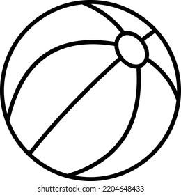 Ball icon, symbol or logo