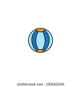 ball icon template design