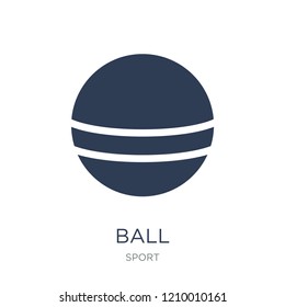 Ball icon. Trendy flat vector Ball icon on white background from sport collection, vector illustration can be use for web and mobile, eps10