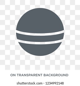 Ball icon. Trendy flat vector Ball icon on transparent background from sport collection. 