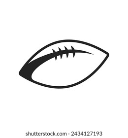 Ball icon vector. American football ball illustration sign. Sport symbol or logo.