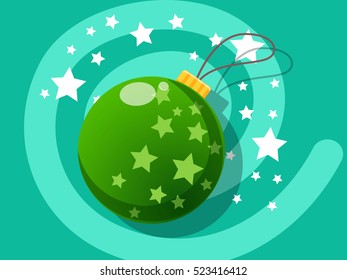 Ball icon vector christmas