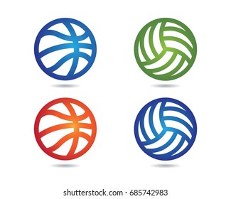 Ball icon vector illustration
