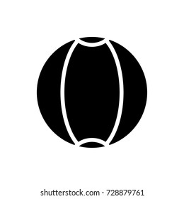 ball icon vector isolated on white background