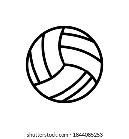 Ball icon vector outline style.