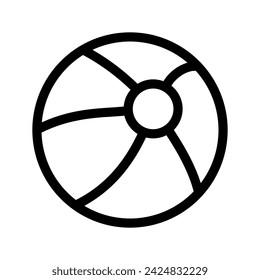 Ball Icon Vector Symbol Design Illustration