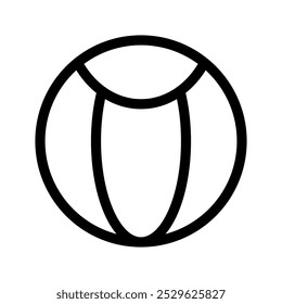 Ball Icon Vector Symbol Design Illustration
