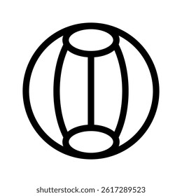 Ball Icon Vector Symbol Design Illustration