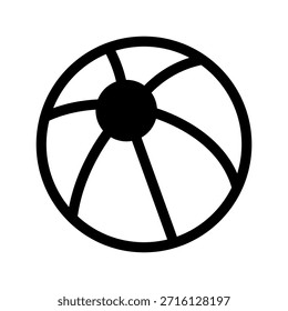 Ilustración de diseño de símbolo de Vector de icono de bola