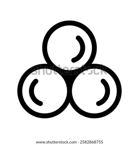 Ball Icon Vector Symbol Design Illustration
