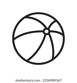 ball icon vector template illustration logo design