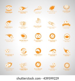 Ball Icons Set - Isolated On Gray Background. Vector Illustration, Graphic Design. For Web, Websites, Print, Presentation Templates, Mobile Applications And Promotional Materials