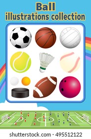 Ball illustration collection