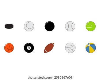 Ball Illustration Design Element Set