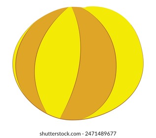 Bola aislada sobre fondo blanco