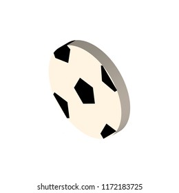 Ball isometric left top view 3D icon