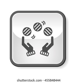 ball juggling icon