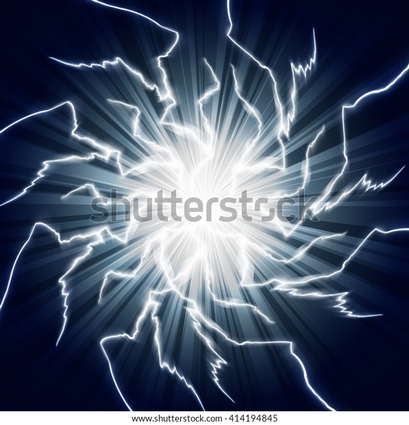 Ball Lightning Stock Vector (Royalty Free) 414194845