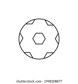 ball line flat icon simple design