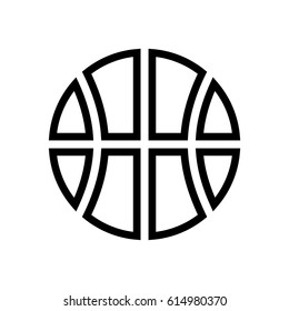 Ball line icon