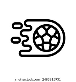 ball line icon illustration vector graphic. Simple element illustration vector graphic, suitable for app, websites, and presentations isolated on white background