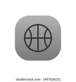Ball  - Line Vector Icon