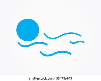 ball logo, icon, vector illustration eps10