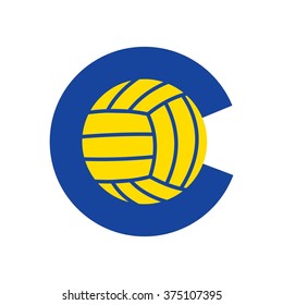 ball logo vector. character and cartoon of ball. 