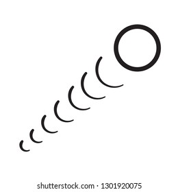 ball motion trails